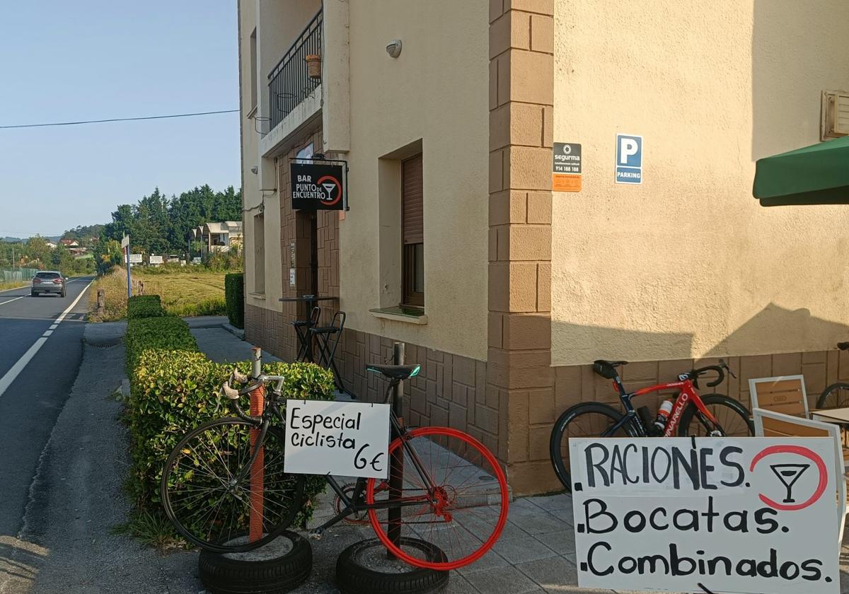 Más que un bar, un 'Punto de encuentro' para ciclistas